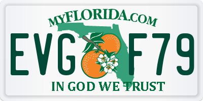 FL license plate EVGF79