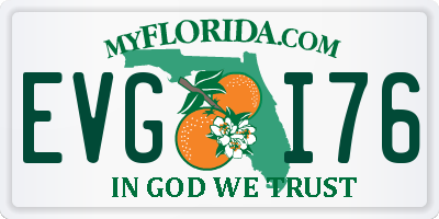 FL license plate EVGI76