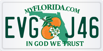FL license plate EVGJ46