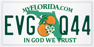 FL license plate EVGQ44