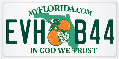 FL license plate EVHB44