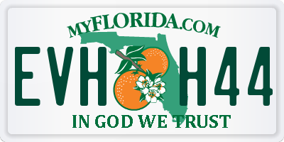 FL license plate EVHH44