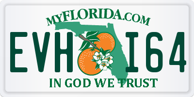 FL license plate EVHI64