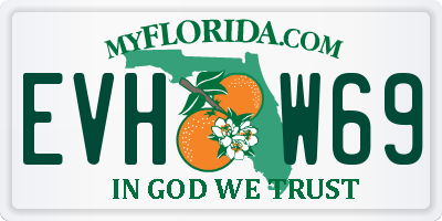 FL license plate EVHW69