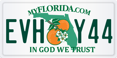 FL license plate EVHY44