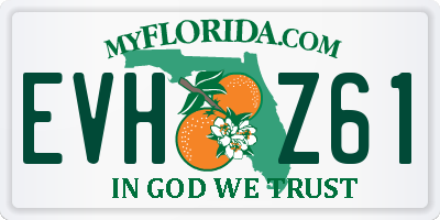 FL license plate EVHZ61