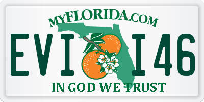 FL license plate EVII46