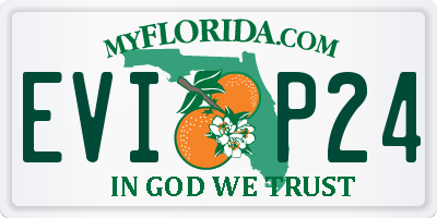 FL license plate EVIP24