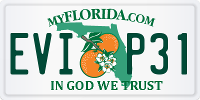 FL license plate EVIP31