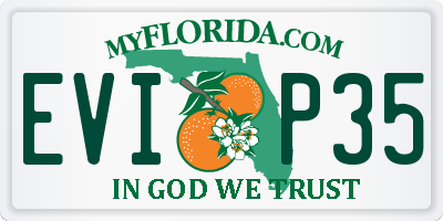 FL license plate EVIP35
