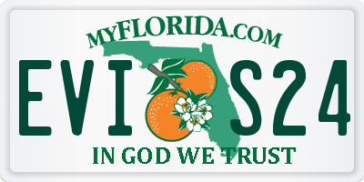 FL license plate EVIS24