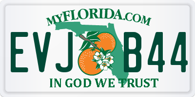 FL license plate EVJB44