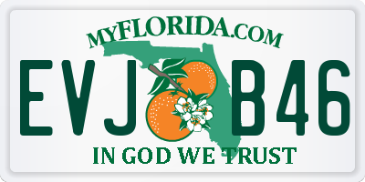 FL license plate EVJB46