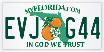 FL license plate EVJG44