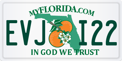 FL license plate EVJI22