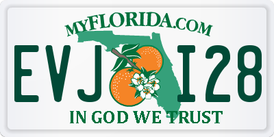 FL license plate EVJI28