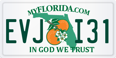 FL license plate EVJI31