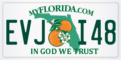 FL license plate EVJI48