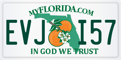 FL license plate EVJI57