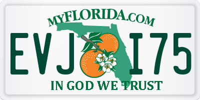 FL license plate EVJI75