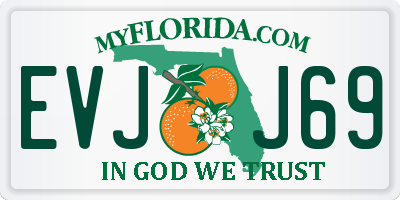 FL license plate EVJJ69