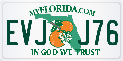 FL license plate EVJJ76