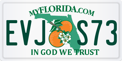 FL license plate EVJS73