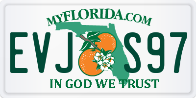 FL license plate EVJS97