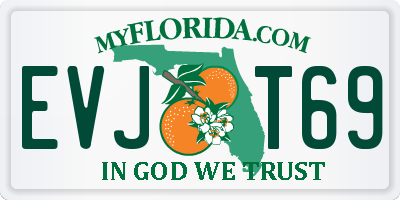 FL license plate EVJT69