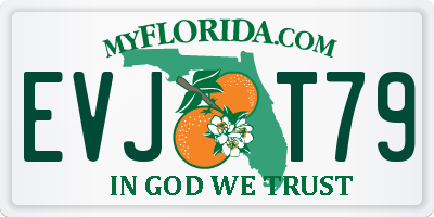 FL license plate EVJT79