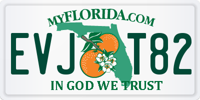 FL license plate EVJT82