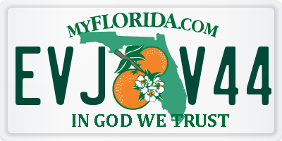 FL license plate EVJV44