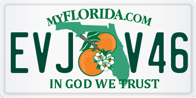 FL license plate EVJV46