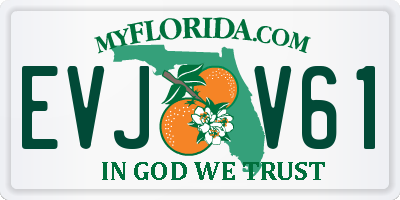 FL license plate EVJV61
