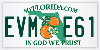 FL license plate EVME61