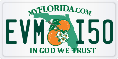 FL license plate EVMI50