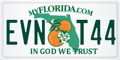 FL license plate EVNT44