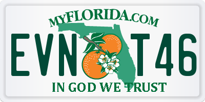 FL license plate EVNT46