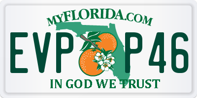 FL license plate EVPP46