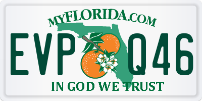 FL license plate EVPQ46