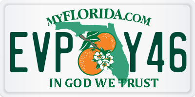 FL license plate EVPY46