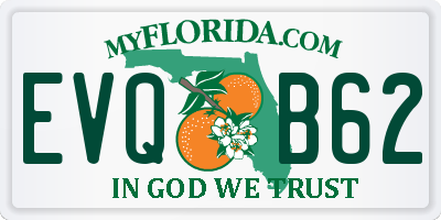 FL license plate EVQB62