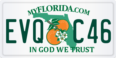 FL license plate EVQC46