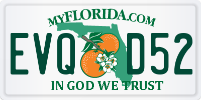 FL license plate EVQD52
