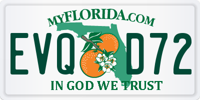 FL license plate EVQD72