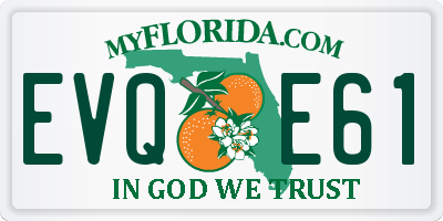 FL license plate EVQE61