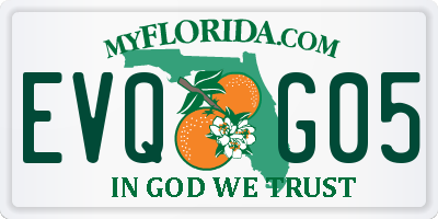 FL license plate EVQG05