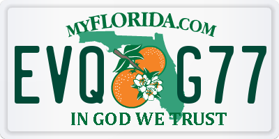 FL license plate EVQG77