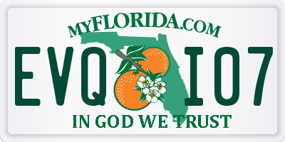FL license plate EVQI07