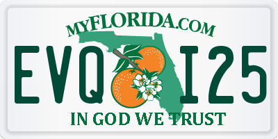 FL license plate EVQI25